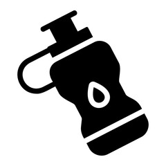 water bottle Solid icon