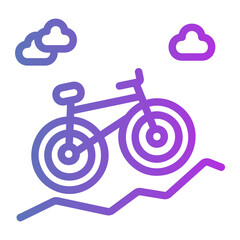 bike Gradient icon