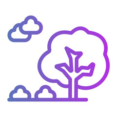 tree Gradient icon