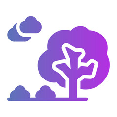 tree Gradient icon