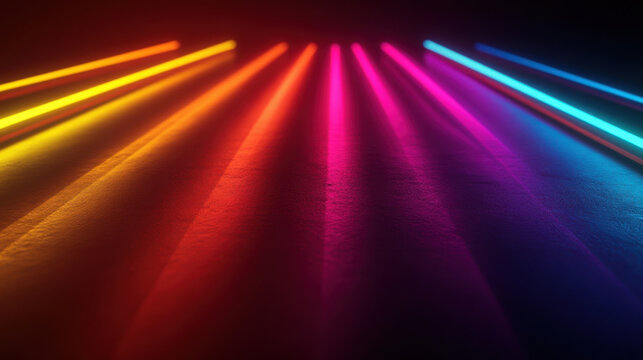 Abstract colorful gradient background with diagonal lines and vibrant hues. a dynamic composition of light and color, perfect for modern design projects.