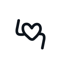 Heart logo icon sign Metal pin emblem Hand drawn ink sketch Design for medical centre community club Fashion print for clothes apparel greeting card banner online store poster flyer cover banner ad