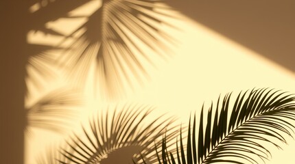 tropical palm tree silhouette at sunset on the beach