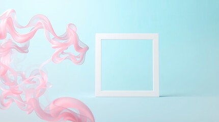 Pink flower window design