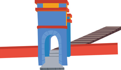 Gate port illustration