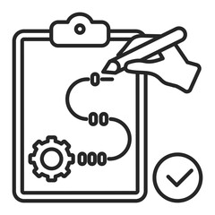 Icon Design Mode Logistics Of Food Resource Quality Distribution