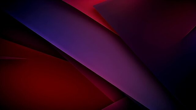 Digital art wallpaper background. abstract geometric background with overlapping rectangles in shades of red, purple.