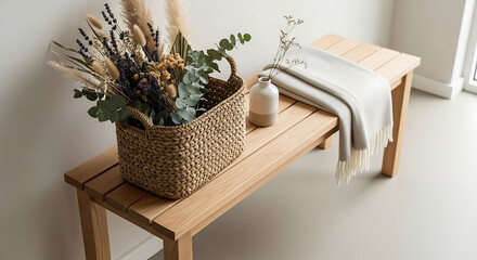 wooden table and chairs