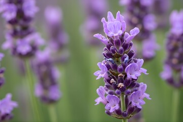 Fototapeta premium Macro Lavender Bloom Close-Up