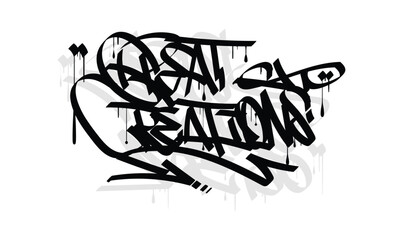 GREAT CREATIONS graffiti tag style design