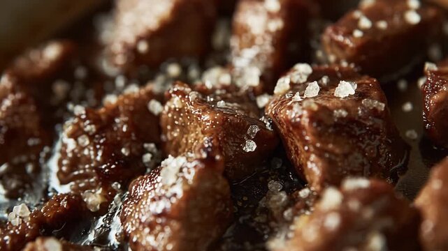 close up of grilled meat, beef, pork, rectangle