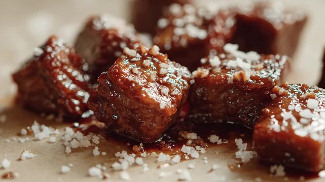 close up of grilled meat, beef, pork, rectangle