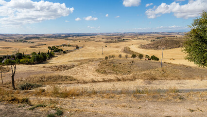 Details of the buildings in the historic center of the town of Hita