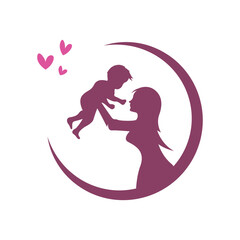 Mother logo icon design