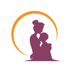 Mother logo icon design