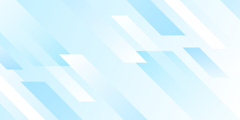 Obraz premium Abstract white and blue line speed overlaps abstract design vector background with Banner. presentation background. Vector lines template vector design. Object web design. line shape. Minimal poster. 