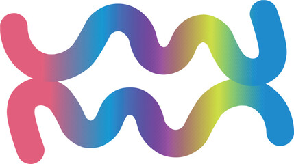 Vibrant Colorful Graphic Design Background Featuring Dynamic Purple and Orange Lines Blended with Multiple Bright and Playful Accents for Modern Creative Projects