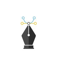 Heart light bulb idea symbol illustration for valentine celebration design