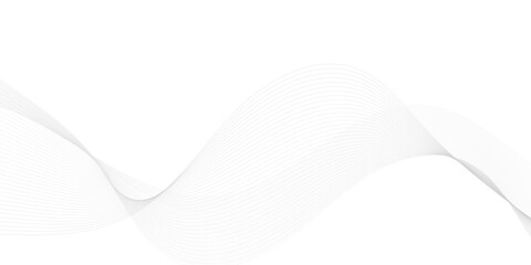 Abstract wave line business background. Thin line wavy abstract vector background. Curve wave seamless pattern. Wavy sound and curve line background.