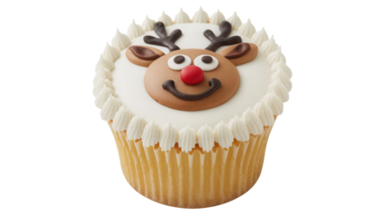 Delightful reindeer cupcake perfect for holiday celebrations, festive treats, and charming party desserts that spread holiday cheer