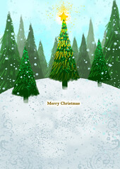 Fototapeta premium designs to celebrate Christmas, beautify covers and make posters
