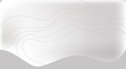 Abstract white and gray swirls and waves background