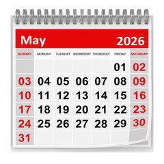 Calendar - May 2026