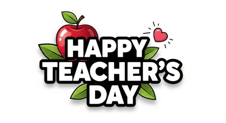 Celebrate Teacher's Day with appreciation for educators, featuring a cheerful design and vibrant colors