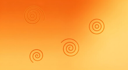 Warm Orange Gradient Background with Faint Swirl or Spiral Patterns