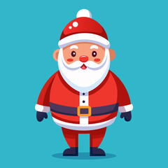 Cute Santa Claus waving