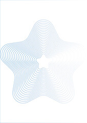 Abstract Symmetrical Wavy Lines Pattern. Black and White Textured Background. Abstract hypnotic pattern with black-white striped lines. Psychedelic background. Art, optical illusion. Modern design.