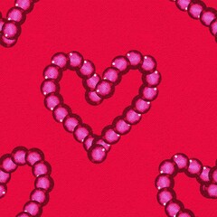 pink heart background