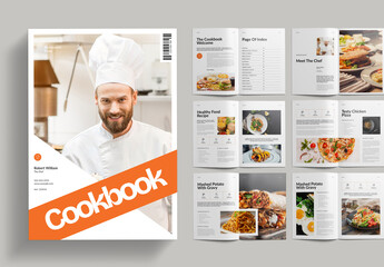 Cookbook Brochure Template
