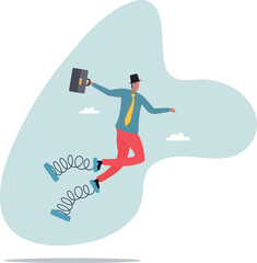 Business efficiency booster, increase productivity and increase performance, innovation and business advantage.about a man and his life.