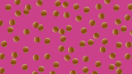 popcorn kernels on pink background 