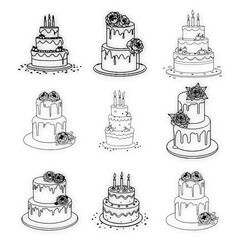 black and white vector design