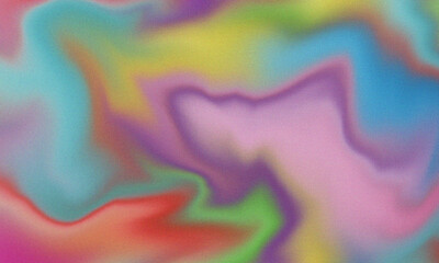 Abstract colorful background with a blend of turquoise, yellow, purple, and pink hues, creating a visually appealing and dynamic design for diverse creative uses