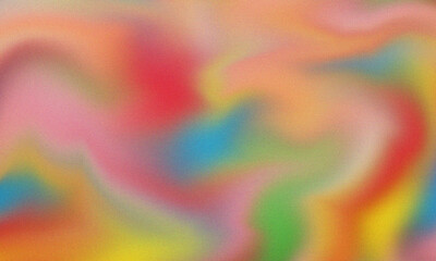 A vibrant abstract background featuring a blend of red, pink, blue, green, and yellow hues, creating a colorful and dynamic texture for artistic designs