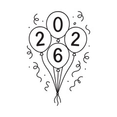 Colorful abstract vector background illustration with flower and balloon pattern for a party celebration card design