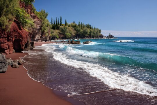 Koki Beach Maui: Iconic Red Sand Beach on the Hawaiian Coastline