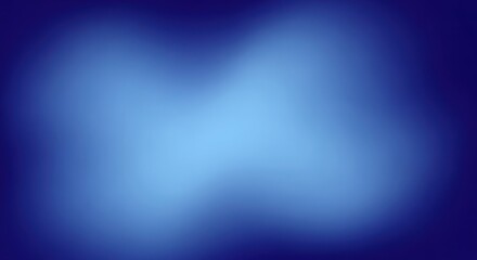 Fototapeta premium Abstract blue gradient with soft light effects
