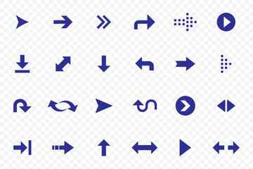 Vector set of swipe arrows. Arrow vector icon. Arrows collection. Arrows big black set icons, arrow icon, modern simple arrows .