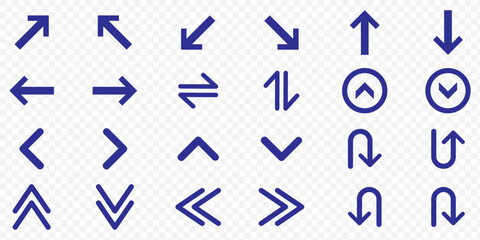 Arrow icon set cursor arrow up down and symbol icons. Modern simple solid arrows collection web design . Arrow icon set. Arrow.