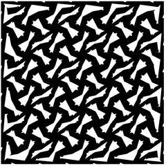 Black pattern.Seamless texture. Vector graphics for design, prints, decoration, cover, textile, digital wallpaper, web background, wrapping paper, clothing, fabric, packaging, cards.