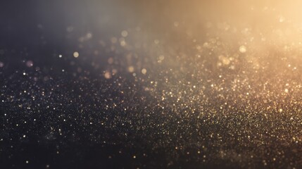 Abstract Background of Shimmering Particles and Glittering Light
