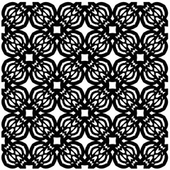 Black pattern.Seamless texture. Vector graphics for design, prints, decoration, cover, textile, digital wallpaper, web background, wrapping paper, clothing, fabric, packaging, cards.