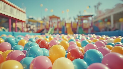 Colorful Ball Pit Fun.
