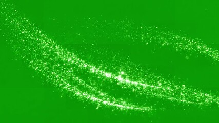 Glittering Sparkle Overlay with stars trail on green screen shiny and glitter sparks christmas new year holiday design element distortion, overlay, glitch, static noise, scan lines black background - Powered by Adobe