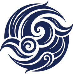 Waves Pattern – Vector Icon