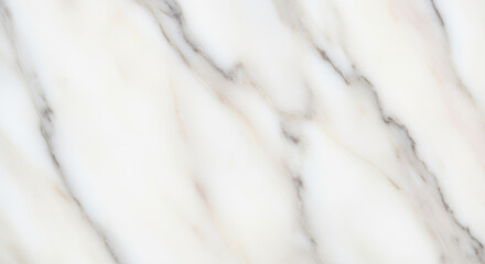 Obraz premium White marble texture with soft beige and gray veining creating an elegant natural stone surface